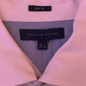 Tommy Hilfiger Pink Slim Fit Dress Shirt